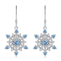 PRICES MAY VARY. ❄❄Snowflake Earrings Design: "Jingle bells, jingle bells, Jingle all the way...",in European and North American Christmas traditions, snowflakes symbolize purity.If you look closely, you will find that each snowflake is unique，This mirrors the uniqueness each of us holds, reminding us of our individual beauty and worth. 🎁Gemstone Snow Meterial: Made of high-quality 925 Sterling Silver material，AAA Grade cubic zirconia.and can be used for a long time. Our fashion initial ring is American Christmas Traditions, Snow Earrings, Snowflake Jewelry, American Christmas, Snowflake Earrings, Earrings Design, Jewelry Christmas, Initial Ring, White Snowflake