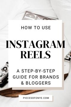 an instagram reel with the words how to use instagram reels on it