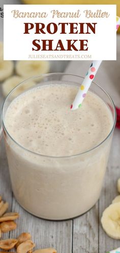 Banana Peanut Butter Protein Shake, Oatmeal Protein Shake, Protein Powder Recipes Shakes, Banana And Honey, Healthy Protein Smoothies