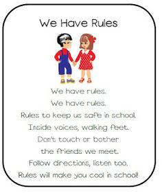 we have rules for children to learn how to use the same language as they are