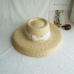 Wide Brim Boater Hat For Picnic, Straw Flat Brim Boater Hat For Picnic, Flat Brim Straw Boater Hat For Picnic, Straw Boater Hat With Flat Brim For Picnic, Straw Boater Hat With Flat Brim For Picnics, Vintage Beige Wide Brim Fedora, Vintage Beige Panama Hat With Curved Brim, Wide Brim Boater Hat For Kentucky Derby Picnic, Vintage Beige Panama Hat With Short Brim