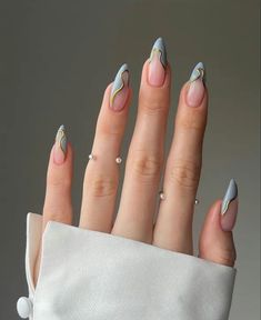 Nails Styles, Nagellack Trends, Polish Ideas, Nails 2024, Stick On Nails, Chic Nails, French Tip Nails, Nail Arts