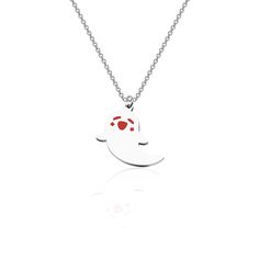 PRICES MAY VARY. Material: Stainless Steel, it is hypo allergenic, it doesn't rust, change colour or tarnish and it is lead free and nickel free. Size: ghost pendant: 2.7cm(1inch)*2.7cm(1inch), chain length: 44cm(17.32inch)+5cm(1.97inch).Bracelet chain length: 29cm(11.42inch)/each side: 14.5cm(5.71inch). The ghost necklace will arrive in a velvet bag ready for giving. A perfect gift for someone who loves Halloween and game anime lovers. This ghost necklace symbolizes magical power.Halloween is j Hu Tao Ghost, Gifts For Gamer, Ghost Necklace, Halloween Themed Party, Character Jewelry, Anime Ghost, Ghost Gifts, Planet Necklace, Halloween Cans