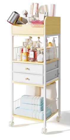 PRICES MAY VARY. Versatile Makeup and Skincare Organizers: Designed for the modern woman, this skin care organizer is more than a second vanity. it’s a mobile, high-capacity storage cart created to house an array of beauty essentials. Venture beyond cosmetics to store bedside essentials, bathroom items, living room knick-knacks, or kitchen clutter — the possibilities are endless Ample Storage with Categorized Compartments: Enjoy a clutter-free beauty regime with our four-tiered makeup organizer, Makeup Cart, Storage With Drawers, Vanity Organizer, Perfume Storage, Organization Cart, Care Organization, Makeup Holder, Cosmetic Display, Vanity Organization