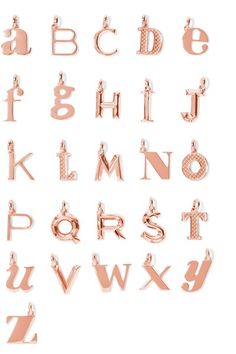 Simple Silver Jewelry, Monica Vinader, Initial Jewelry, Initial Pendant, Net A Porter, Lettering Alphabet