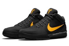 Nike Kobe 4 Protro “Black/University Gold”が12月26日に発売予定 ［FQ3544-001］ - FASHION FALE Kobe 6 Grinch, Kobe 4 Protro, Man Closet, Lakers Colors, Nike Website, Gold Color Combination, Retro Basketball Shoes, Men Closet