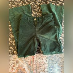 Never Worn Green Corduroy Bottoms For Fall, Vintage Green Pants For Fall, Flare Corduroy Pants, Corduroy Pants, Emerald Green, Boot Cut, Pant Jumpsuit, Emerald, Pants For Women