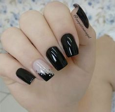 Best Nail Art Designs, Nails 2020, Nail Designs Spring, Chic Nails, Cool Nail Art, Love Nails, Black Nails, Trendy Nails