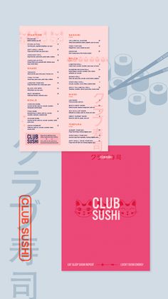 An image of Club Sushi, a social sushi bar with a vibrant and fun brand identity. The bar features a modern and colorful decor with Japanese-inspired elements, food menu design Sushi Restaurant Branding, Sushi Branding Design, Sushi Menu Design Ideas, Sushi Menu Design, Orange And Blue Color Palette, Sushi Branding, Sushi Bar Design, Sushi Drawing, Te Matcha