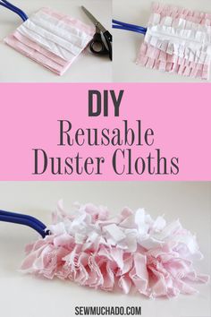 how to make reusable duster cloths