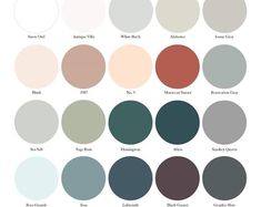 an image of different shades of paint in the same color scheme, including white and gray