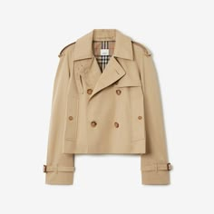 Cropped Trench Coat, Burberry Trench, Trench Jacket, Mode Inspiration, Sweatshirt Dress, Hermes Birkin, Trench Coats, Valentino Garavani, Dream Wardrobe