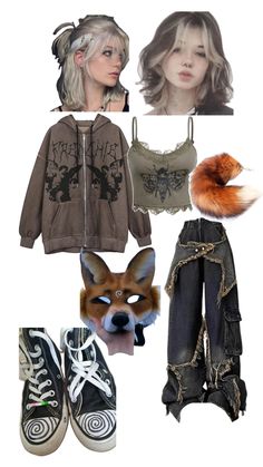 Mint Outfit, Grunge Fits, Silly Clothes, Alt Style, Earthy Outfits, Cat Mask, Animal Masks, Cool Fits, Swaggy Outfits