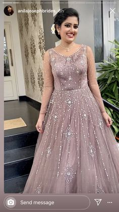 One Piece Gown Indian Wedding, One Piece Dress For Wedding Indian, Reception Dress Bride Indian Gown Saree, Gowns Dresses Indian Receptions For Bride, Bride Reception Dress Long, Engement Dress Indian, Reception Gowns Evening