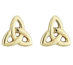 Irish Knot, Irish Earrings, Shamrock Earrings, Celtic Knot Earrings, Celtic Trinity Knot, Celtic Earrings, Knot Stud Earrings, Studs Gold, Knot Studs