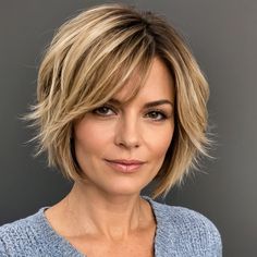 30 Modern Hairstyles and Haircuts Best for Women Over 50 - DIGIDIA Haircut For Thick Wavy Hair, Wavy Hair Hairstyles, Razor Cuts, Tutorial Hairstyles, Haircuts 2024, Chubby Face, Fall Hair Color Trends, Thick Wavy Hair, Layered Haircuts For Medium Hair