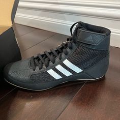 Brand New Shoe. Never Worn. Comes With Box And Tags. Adidas Wrestling Shoes, Wrestling Shoes, Adidas Black, Shoes Adidas, Box Color, Black Adidas, Adidas Women, Adidas Shoes, Shoe Brands