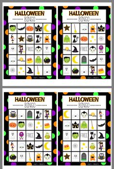 two halloween themed printable games for kids