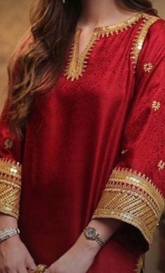 Karva Chauth Outfits, Marori Work, Karva Chauth, Embroidered Dresses, Lace Dress Design, Gotta Work, Gota Work, Womens Trendy Dresses, Casual Indian Fashion