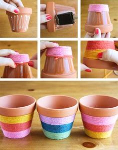 the steps to make an easy diy cup holder