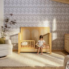 Convert your crib into a toddler bed with the Namesake Toddler Bed Conversion Kit for Eloise, Frem, and Brimsley (M19699). A toddler bed conversion kit helps children learn independence with added security for safe and sound sleep. Features: Made of 100% sustainable New Zealand pine wood Finished in a non-toxic multi-step staining and painting process, lead and phthalate safe Meets ASTM international and U.S. CPSC safety standards Compatible with Namesake Eloise 4-in-1 Convertible Crib, DaVinci Crib Converted To Toddler Bed, Toddler Organization, Organized Bed, Montessori Bedroom, Travel Crib, Toddler Beds, Safe And Sound, Newborn Toys, Nursery Crib