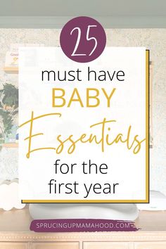 baby essentials for the first year