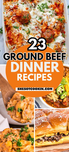 Photo collage of ground beef dinner ideas for fall. Cheap Fall Dinner, Easy Meals With Ground Beef, Maalvleis Geregte, Cozy Fall Dinner Recipes, Meals With Ground Beef, Ground Beef Dinners, Cozy Fall Dinner, Ground Beef Dinner Recipes, Beef Dinner Recipes