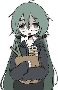 Green Hair, Anime Character, On Twitter, Twitter, Green, Anime, Hair, Black, Art