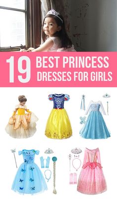 the best princess dresses for girls to wear on their first birthday or any special day