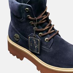 Style No. TB0A62PVEP3 Color: Dark Blue Seude Celebrate iconic style in the Timberland C.F. Stead Indigo Suede Stone Street 6-Inch Boot, steeped in heritage and built to last. Timberland famous 6-Inch Boot and C.F. Stead’s durable suedes are the perfect union—both built for hard work and designed to age gracefully as you wear them and make them your own. This special edition is part of the Timberland C.F. Stead Indigo Suede Collection, a collaboration that honors the rich history of both Timberla Timberland 6 Inch, Timberland Women, Stone Street, Red Puffer, Age Gracefully, Timberlands, Timberlands Women, Iconic Style, Aging Gracefully