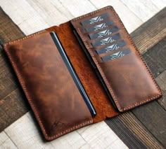 Personalized Iphone, Handmade Leather Wallet, Wallet Pattern, Leather Wallet Case, Galaxy Note 8, Note 8