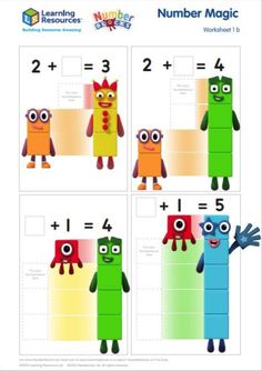 the number magic game for children to learn how to make numbers with their own hands