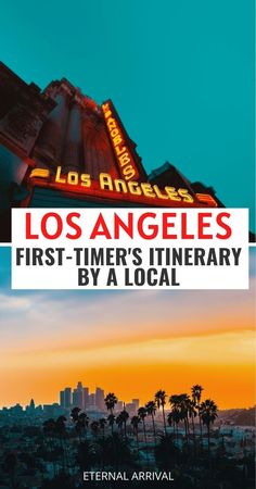 the los angeles first - timer's itinerary by a local book cover