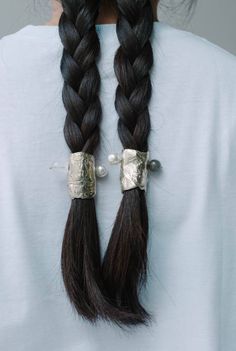 Long Black Hair, Hair Art, Dream Jewelry, Long Black, Hair Looks, Hair Goals, Hair Inspo, Dyed Hair, Cute Hairstyles