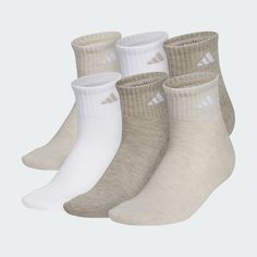 adidas Shop the Athletic Cushioned Socks 6 Pack - Beige at adidas.com/us! See all the styles and colors of Athletic Cushioned Socks 6 Pack - Beige at the official adidas online shop. Adidas Socks, Adidas Shop, Adidas Online, 6 Pack, Online Shop, Socks, Adidas, Free Shipping, Color