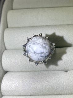 Small and cute soldered howlite on a adjustable ring base! Soldered by me (: Soft Solder, Howlite Rings, Adjustable Ring, Fort Worth, Adjustable Rings, Rings Statement, Making Ideas, Favorite Jewelry, Statement Rings