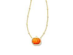 Pumpkin Kendra Scott, Orange Kendra Scott Necklace, Cute Halloween Jewelry, Kendra Scott Pumpkin Necklace, Halloween Pendant Necklaces With Adjustable Chain, Elegant Halloween Pendant Necklace, Elegant Fall Jewelry Gift, Elegant Fall Jewelry For Gifts, Elegant Halloween Jewelry With Adjustable Chain