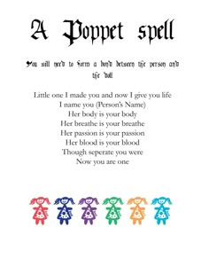 Puppet Magick, Poppets Witchcraft, Earth Witchcraft, Poppet Magick, Poppet Dolls, Voodoo Doll Spells