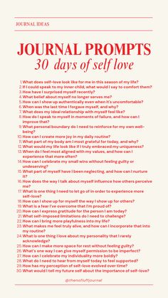 self love, journal prompts, 30.day challenge, self-care, personal growth, mental health, self improvement, daily journaling, mindfulness, self compassion 31 Days Of Journal Prompts, 30 Self Love Challenge, Single Journal Prompt, 30 Day Self Healing Challenge, 5 Year Journal Prompts, Relationships Journal Prompts, Positive Mindset Journal Prompts, Self Reflection Questions Journals, Reflect Journal Prompts