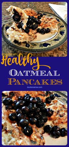 healthy oatmeal pancakes with black olives are the perfect breakfast or snack