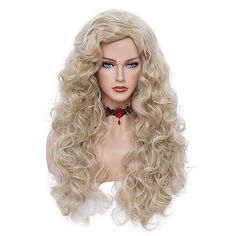 Category:Synthetic Wig; Gender:Women's; Wig Type:Natural Wigs; Occasion:Daily Wear,Party / Evening,Vacation,Birthday; Age Group:Adults; Color Shade:Blonde,Orange,Auburn,Dark Brown; Hair Material:Synthetic Hair; Cap Construction:Machine Made; Texture:Curly; Length:Long; Features:Soft,Fluffy,Comfortable,Fashion,Easy to Carry; Heat Resistant:Yes; Listing Date:08/15/2023; Cap Circumference:; Front to Back:; Nape of Neck:; Side to Side Across Forehead:; Side to Side Over Top:; Temple to Temple Across Back:; Hairstyle:Asymmetrical; Can Be Permed:No; Theme:Party Disco Hair, Wigs Blonde, Vacation Birthday, Wavy Wigs, Natural Wigs, Curly Hair Wig, Black And Blonde, Wigs Online, Brown To Blonde