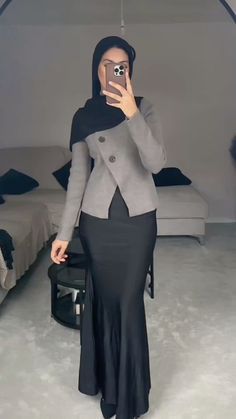 Feminine Aura, Outfit Ideas Modest, Islam Art, Street Hijab, Modest Winter Outfits, Female Clothes Outfits, Modest Casual, Simple Casual Outfits