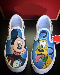 Mickey And Friends Classic Waffles Disney Shoes Mickey Mouse Shoes Gift For Men And Women Slip On Shoes 90 Shoes Gif, Mickey Shoes, Mickey Mouse Shoes, Disney Shoes, Sneaker Art, Disney Designs, Women's Slip On Shoes, Shoe Gifts, Shoe Art