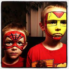 iron man face paint - Google Search Iron Man Face Paint, Face Painting Ideas, Childrens Parties, Avenger Birthday Party, Blush Beauty, Avengers Birthday