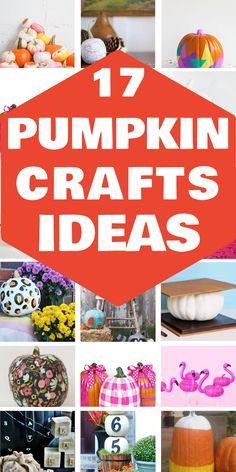 17 creative pumpkin craft ideas for Halloween and fall. Easy Pumpkin Crafts, Pumpkin Craft Ideas, Pumpkin Crafts For Kids, Halloween Diy Kids, Crafts Ideas For Kids, Diy Pumpkins Crafts