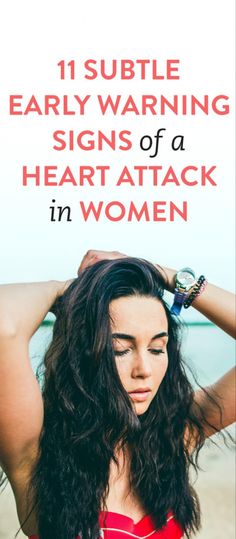 11 Subtle Early Warning Signs Of A Heart Attack In Women #heartattackprevention High Cholesterol, Good Health Tips, Health Advice, Heart Health, Healthy Living Tips, Warning Signs, Healthy Tips, A Heart, Natural Remedies