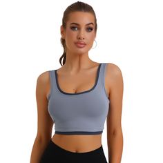 These tanks feature fixed integrated cups for added comfort, making them essential pieces for your workout wardrobe. The camisole tank tops come with a built-in bra that features padded cups for enhanced support and coverage. The combination of a camisole design and built-in bra offers the support and flexibility you need to sport with ease and comfort. Say goodbye to uncomfortable bras and ill-fitting tops with the comfort of tank tops that are designed to enhance your workout experience. Workout Wardrobe, Tank Top Camisole, Padded Bras, Halloween Women, Top Shirt, Built In, Top Outfits, Tank Tops, Bra