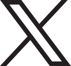 a black and white image of the letter x