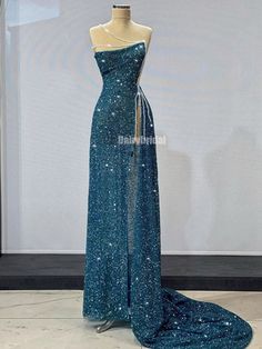 Stunning One-Shoulder A-line Sequin Slit Sparkle Prom Dresses, FC6244 This dress could be custom made, there are no extra cost to do custom size and color. Description of dress 1, Material: sequin, elastic like silk . 2, Color: picture color or other colors, please contact us for more colors. 3, Size: standard size or custom size, if dress is custom made, we need to size as following Bust:__________cm/inch Waist:_________cm/inch Hips:__________cm/inch Butt:__________cm/inch (under the hips, only Uni Graduation, Sparkle Prom Dresses, Formal Inspiration, Sparkle Prom Dress, Prom Dress Inspo, Prom Inspo, Jr Prom, Stunning Prom Dresses, Prom Dress Inspiration