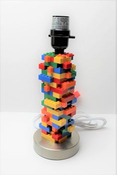 an electronic device made out of lego blocks